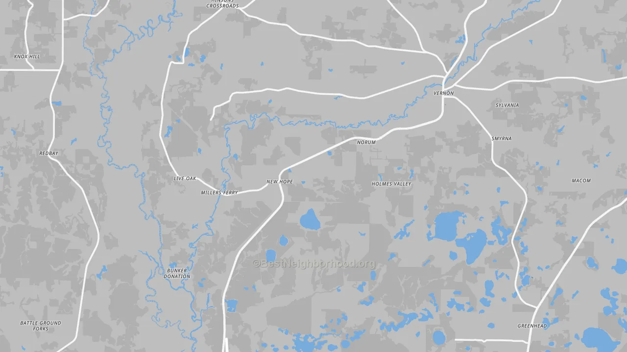 Transit Grade map of 32462, FL