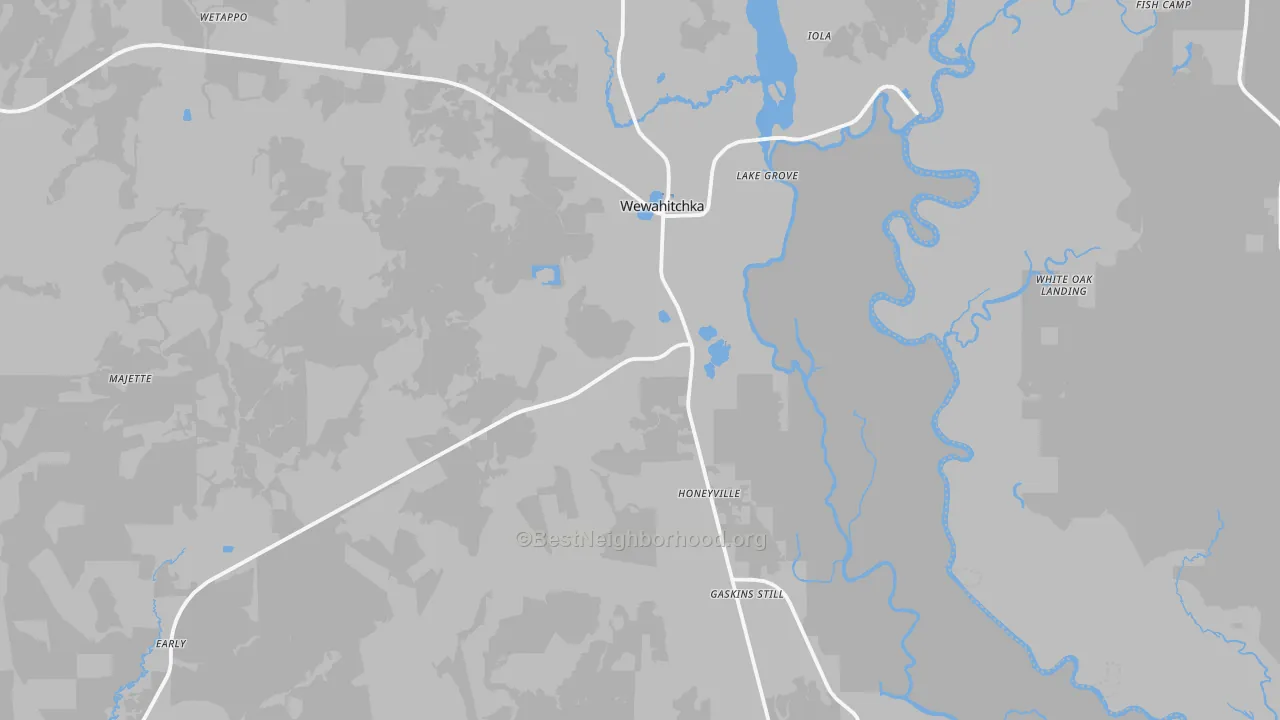 Transit Grade map of 32465, FL
