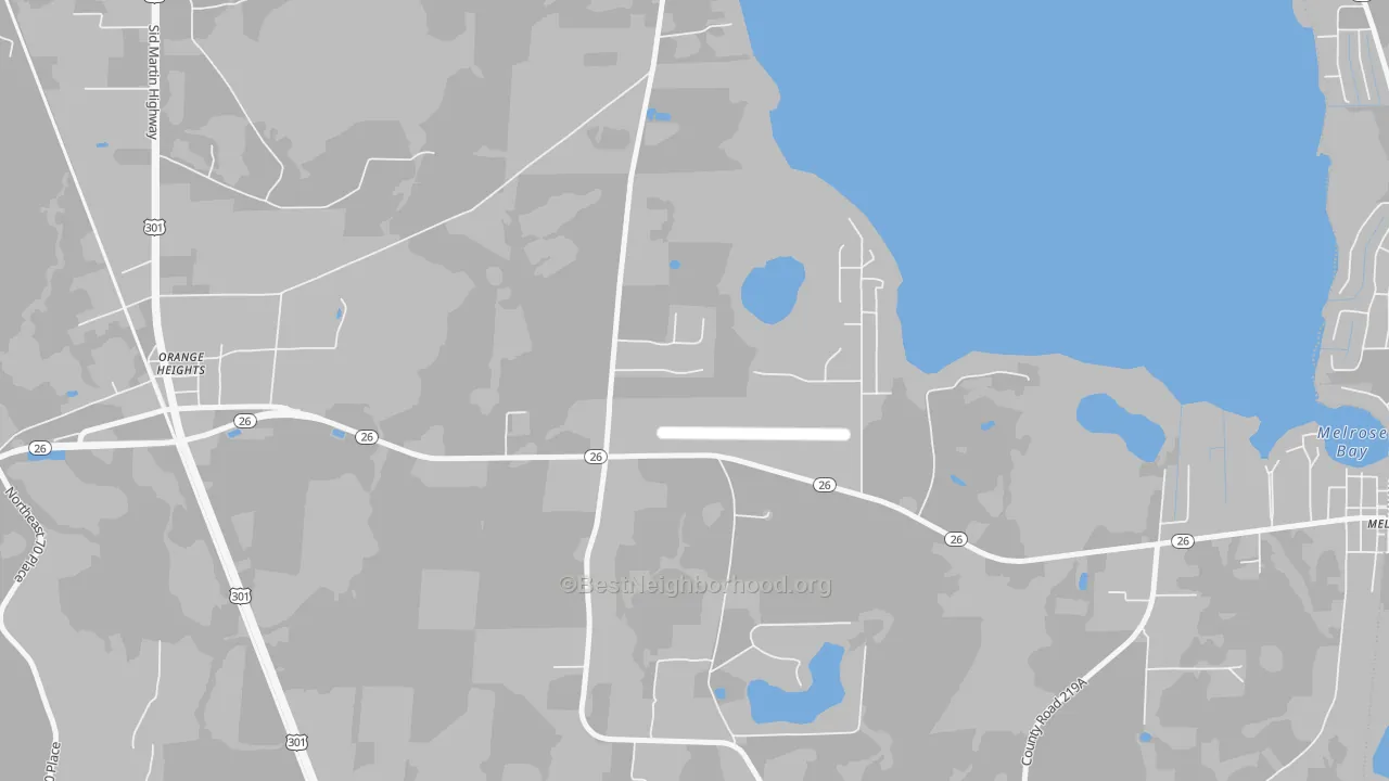 Transit Grade map of 32631, FL