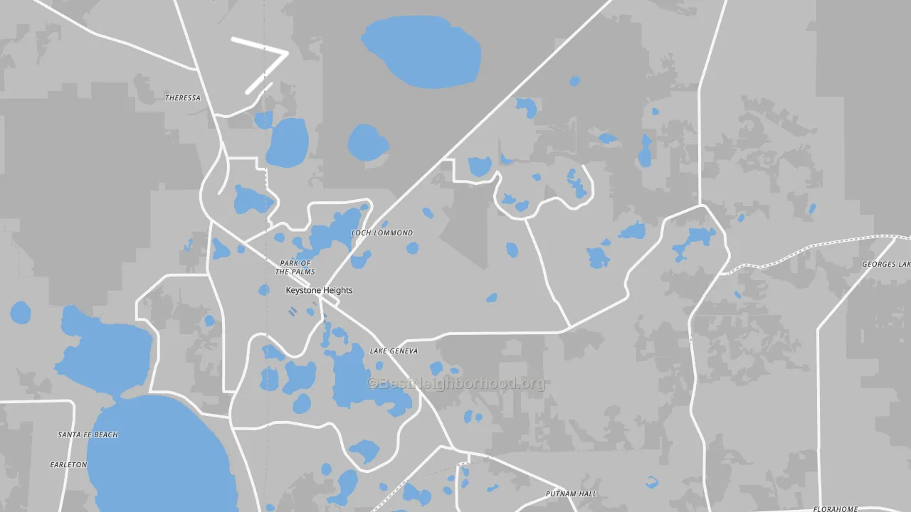 Transit Grade map of 32656, FL