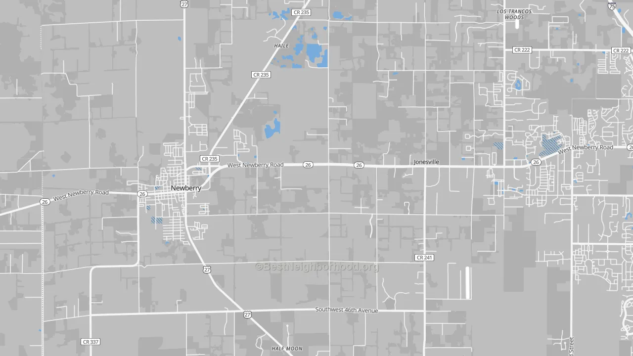 Transit Grade map of 32669, FL
