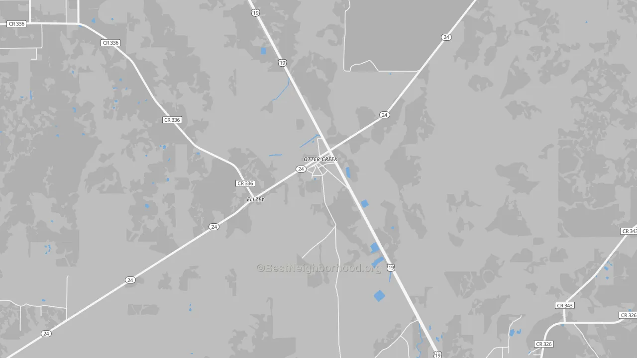 Transit Grade map of 32683, FL