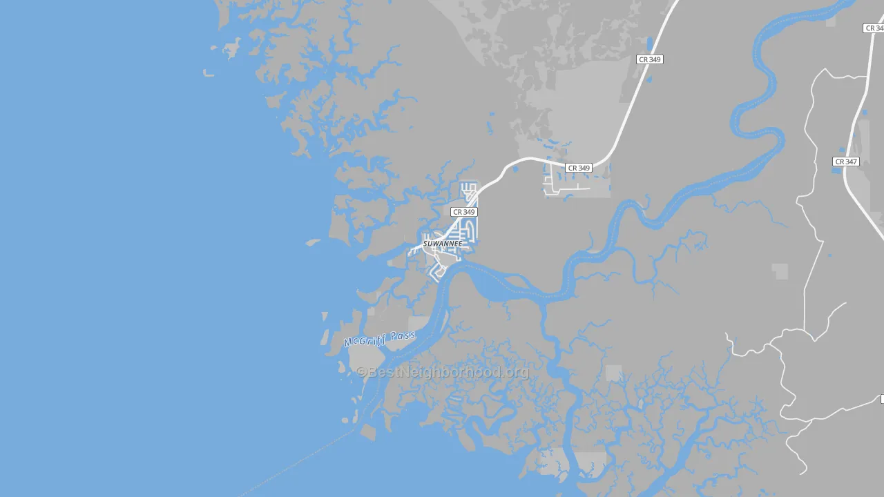 Transit Grade map of 32692, FL