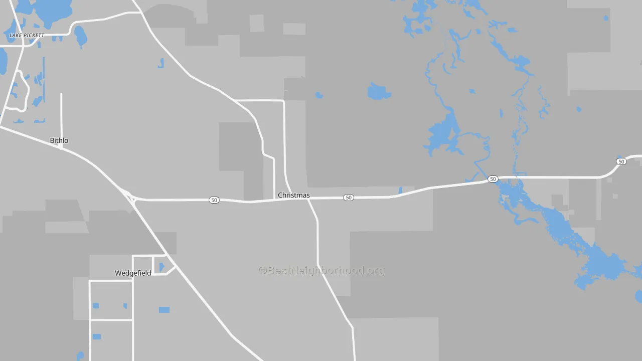 Transit Grade map of 32709, FL