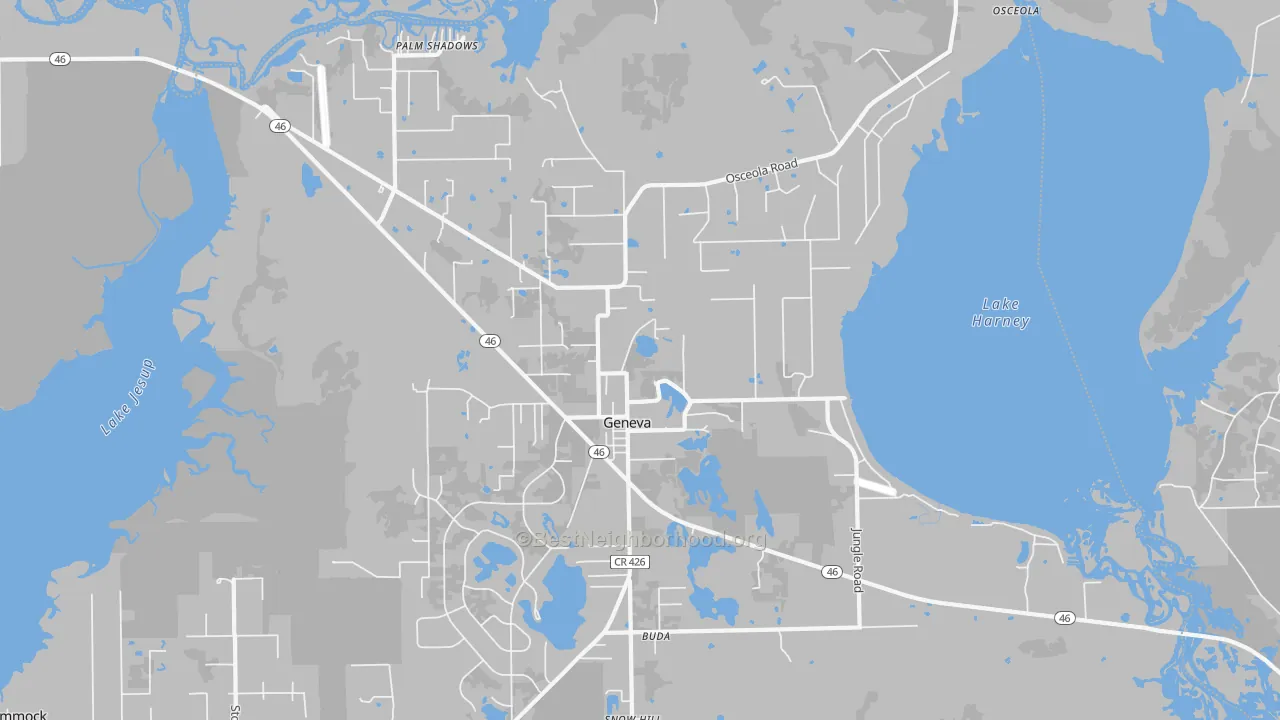 Transit Grade map of 32732, FL