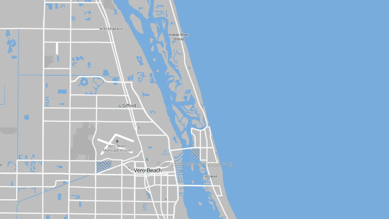 Transit Grade map of 32963, FL