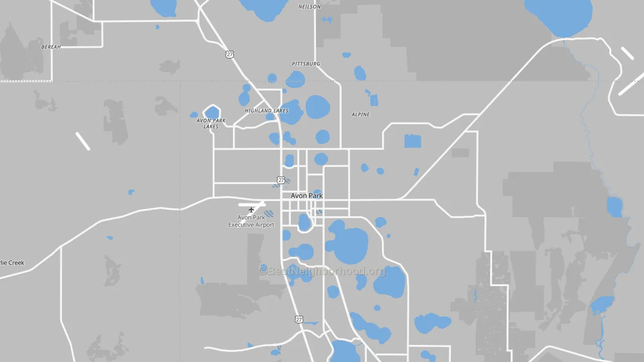 Transit Grade map of 33825, FL