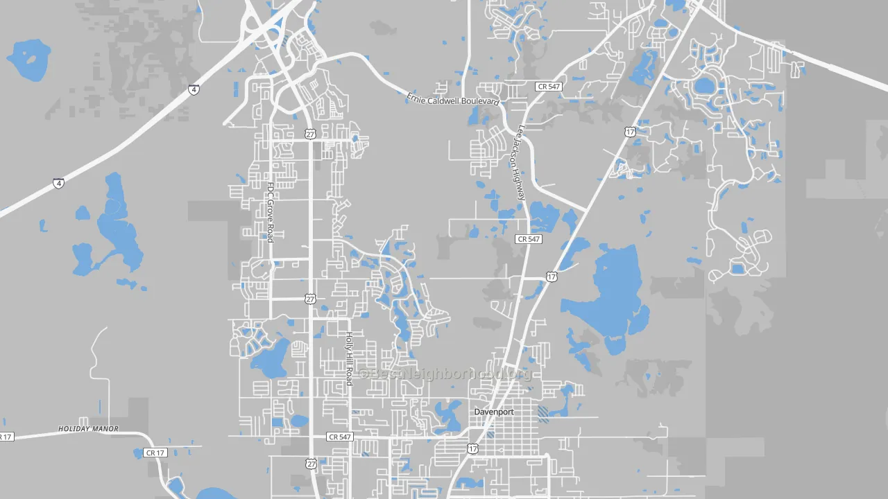 Transit Grade map of 33837, FL