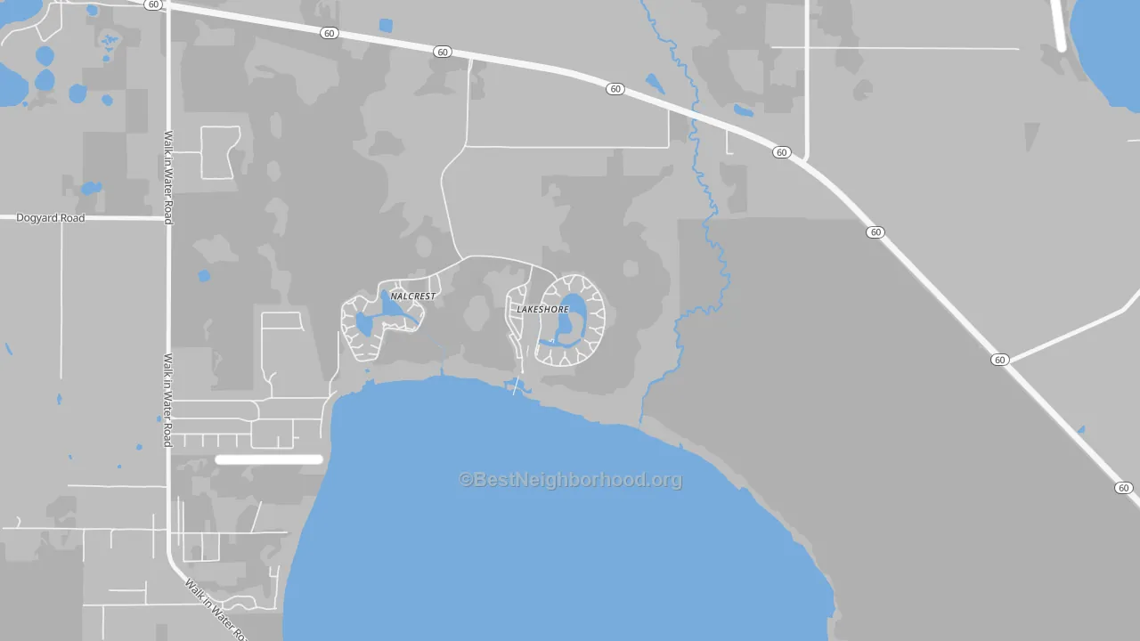 Transit Grade map of 33854, FL