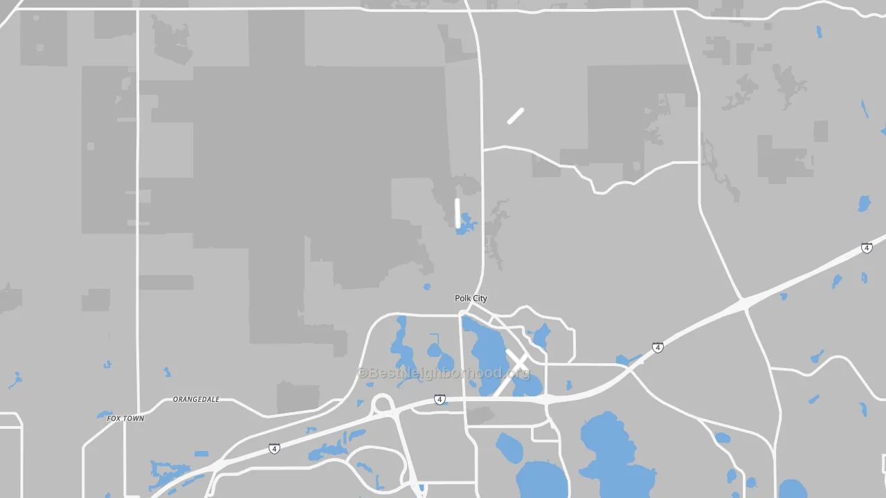 Transit Grade map of 33868, FL
