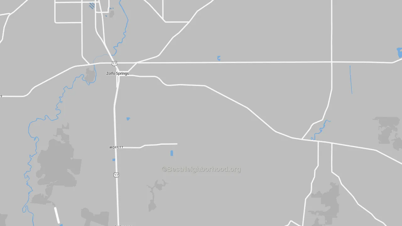 Transit Grade map of 33890, FL