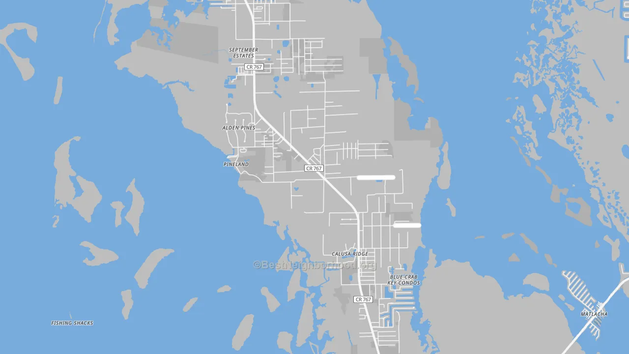 Transit Grade map of 33922, FL
