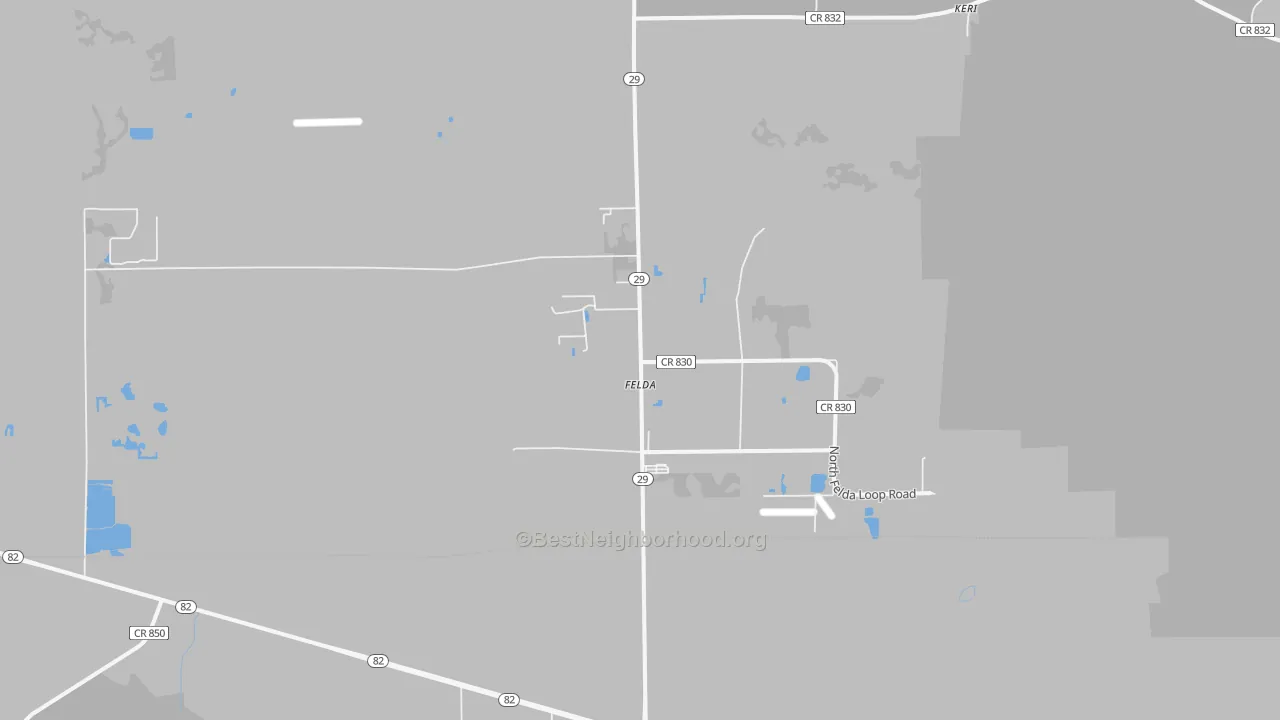 Transit Grade map of 33930, FL