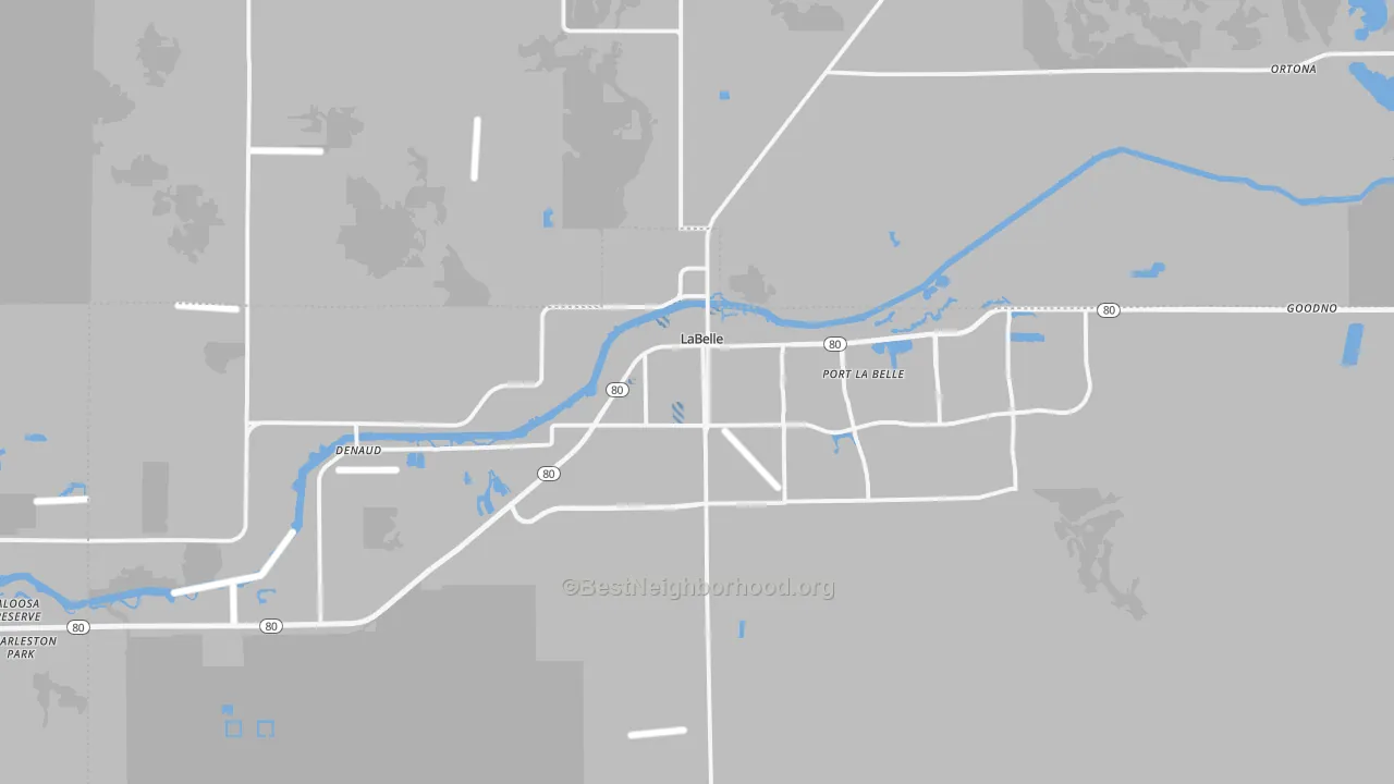 Transit Grade map of 33935, FL