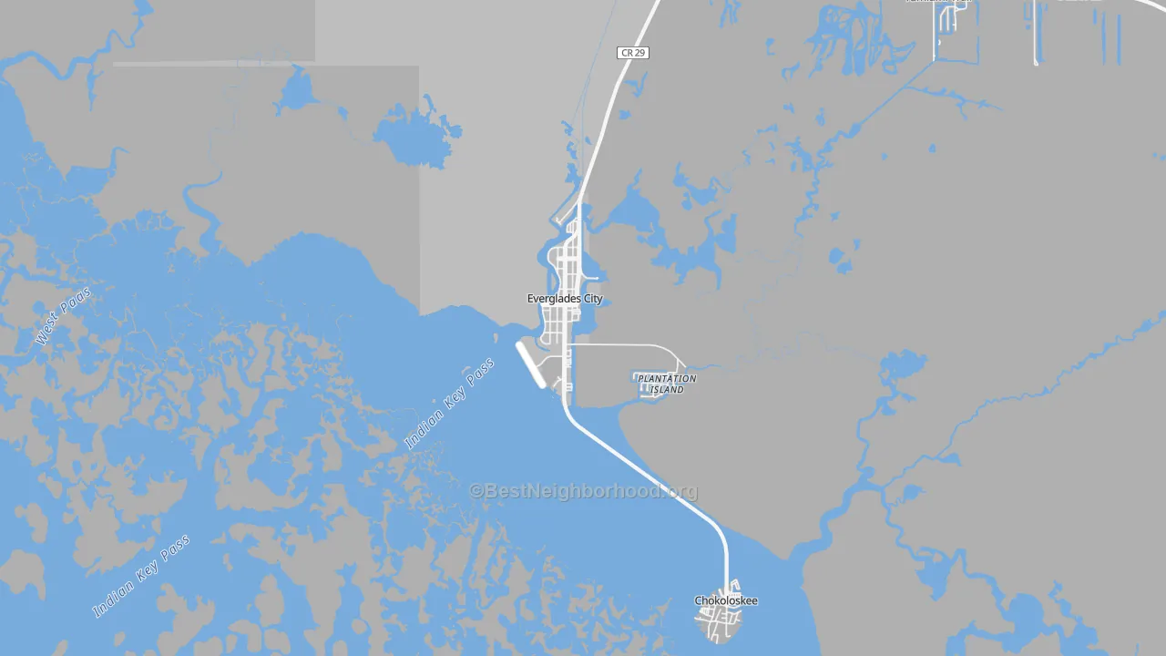 Transit Grade map of 34139, FL