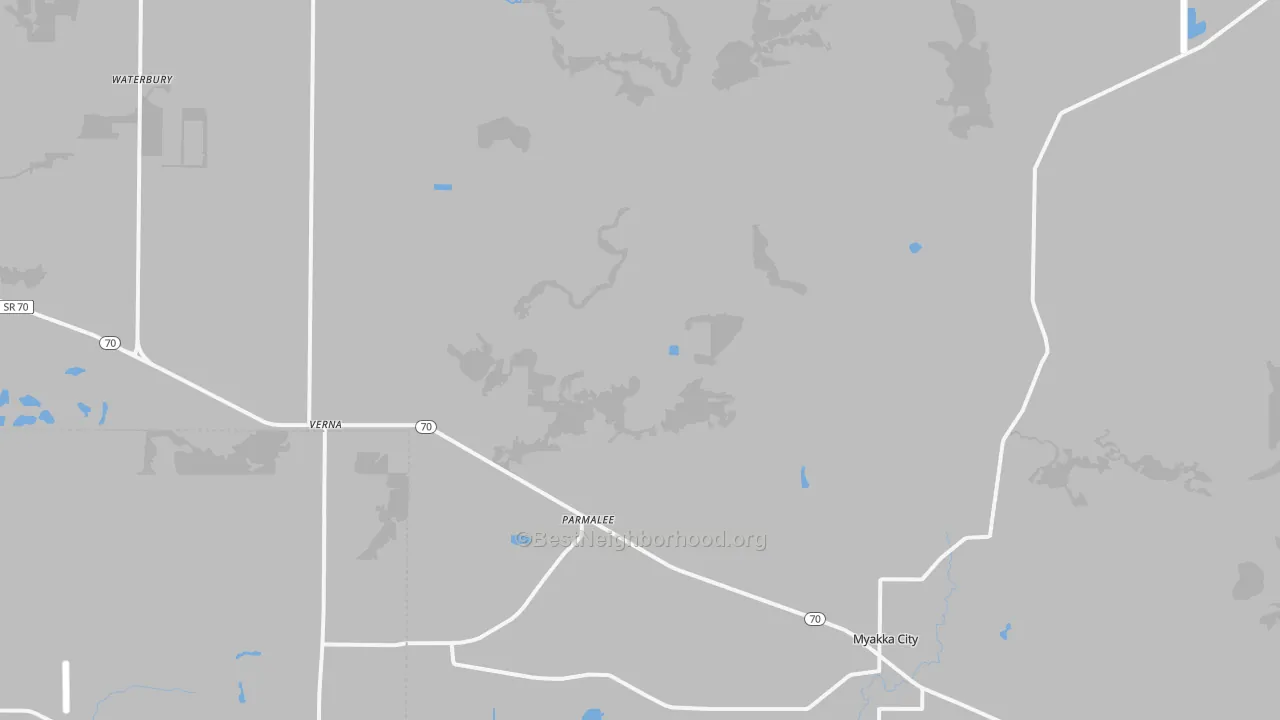 Transit Grade map of 34251, FL