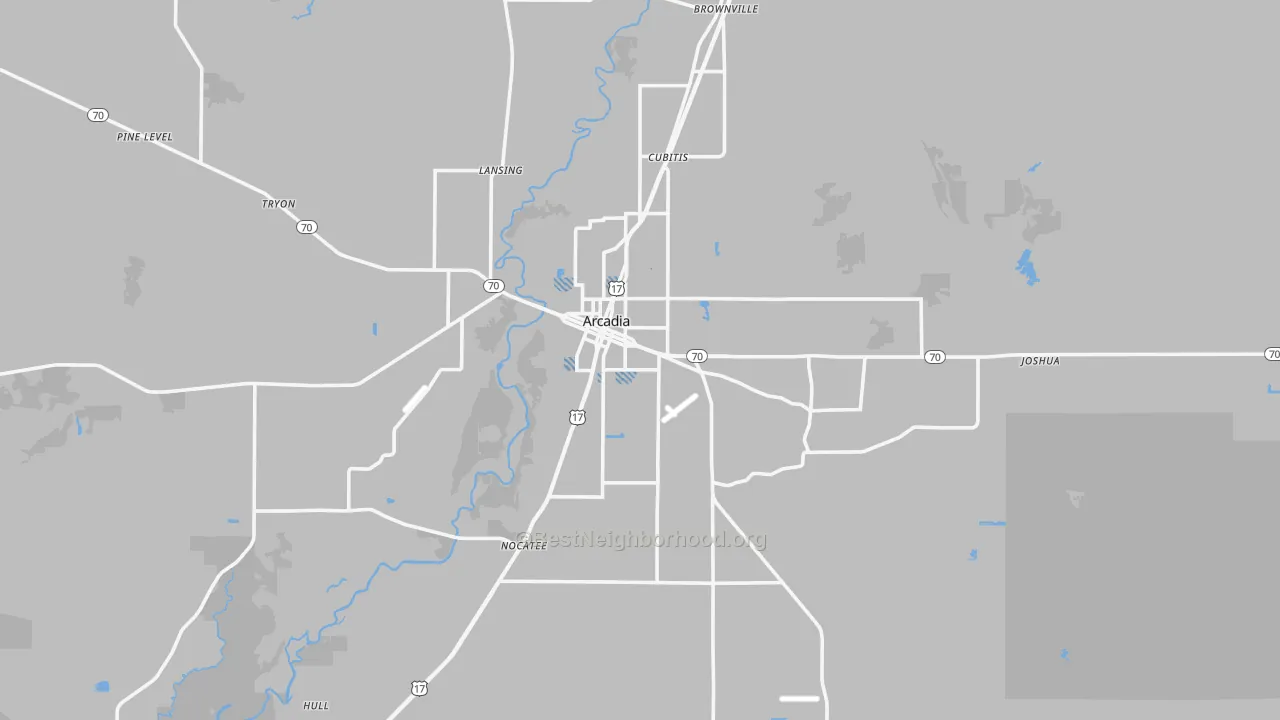 Transit Grade map of 34266, FL