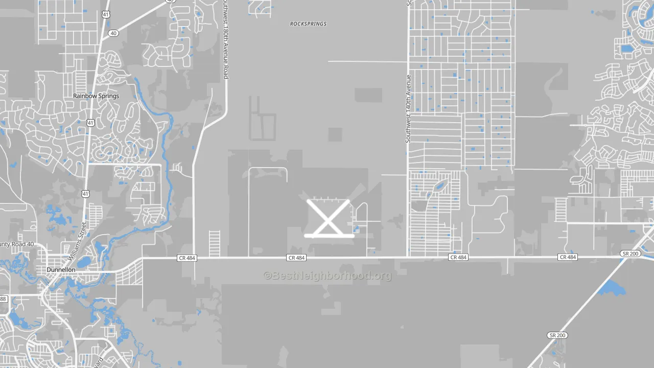 Transit Grade map of 34432, FL
