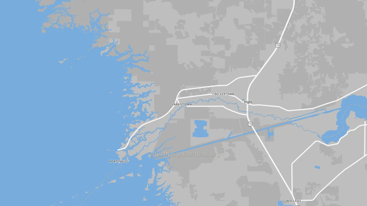 Transit Grade map of 34498, FL