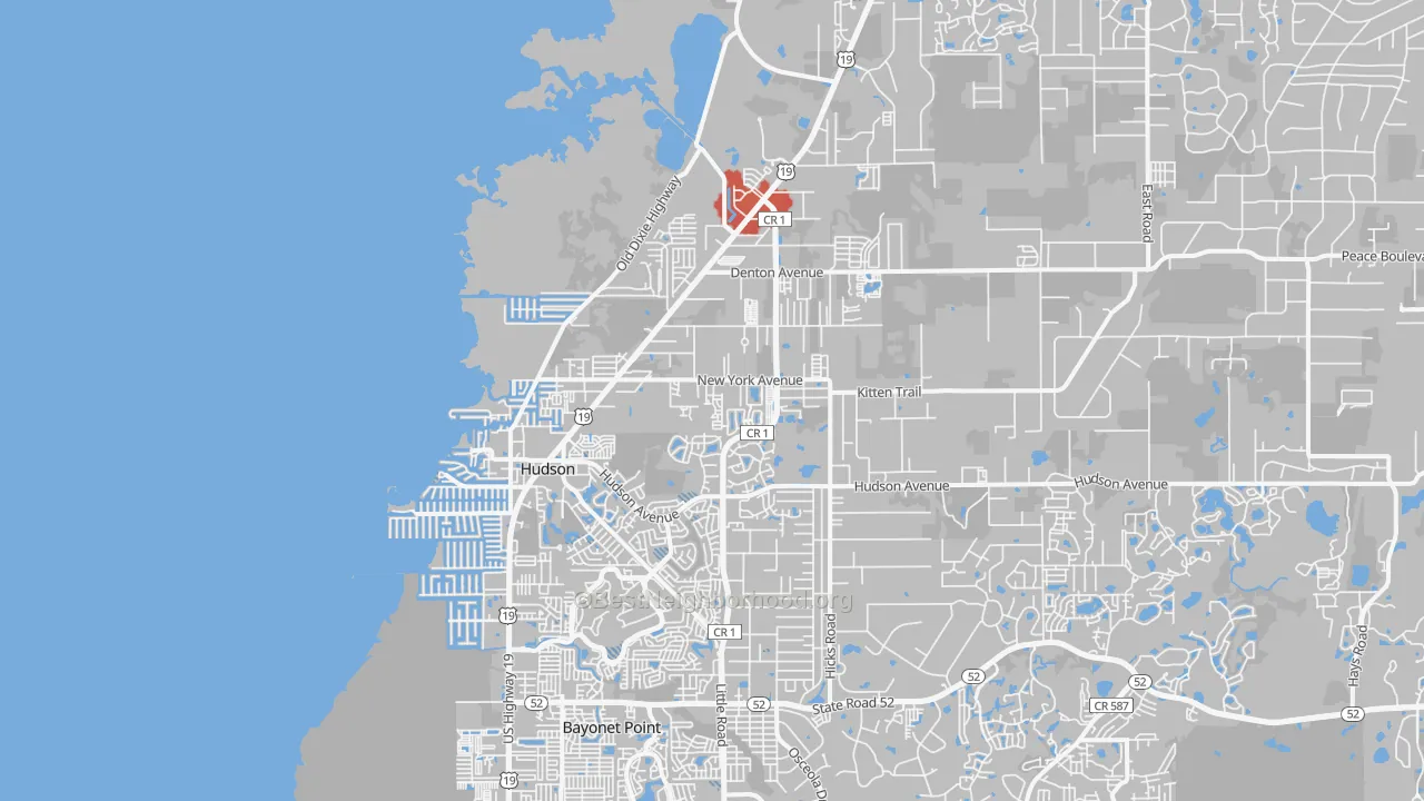 Transit Grade map of 34667, FL