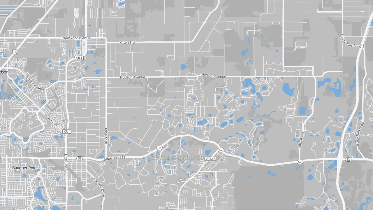 Transit Grade map of 34669, FL