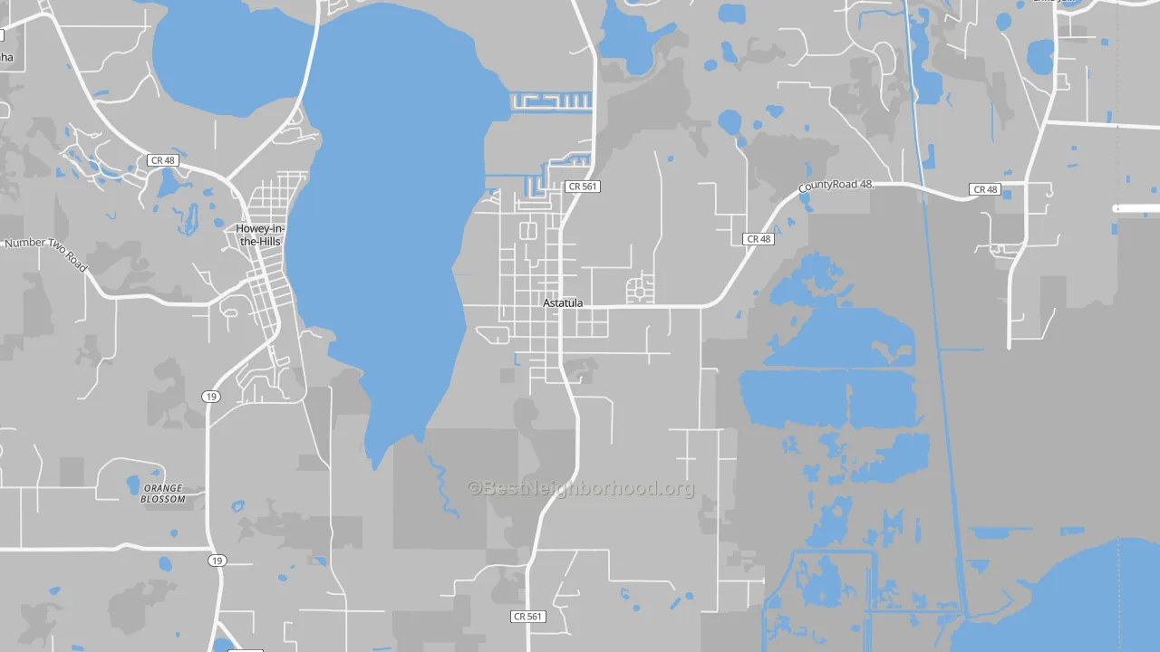 Transit Grade map of 34705, FL