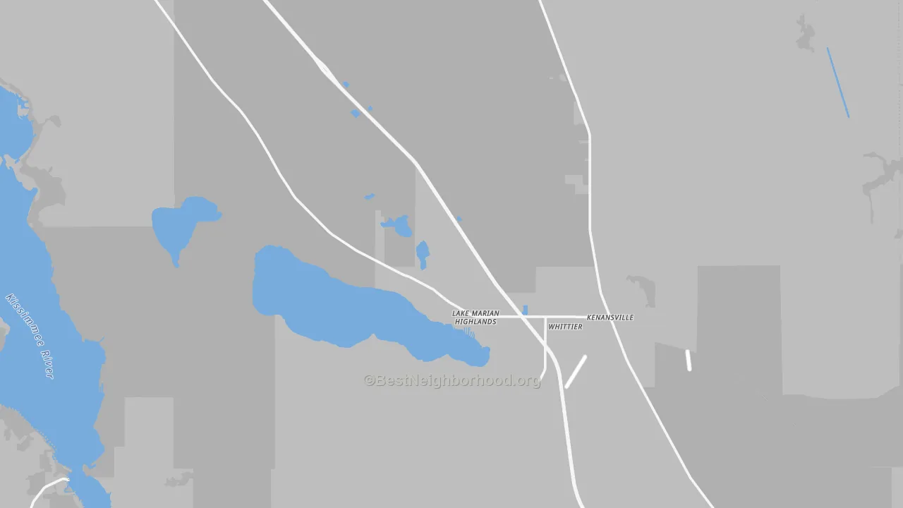 Transit Grade map of 34739, FL