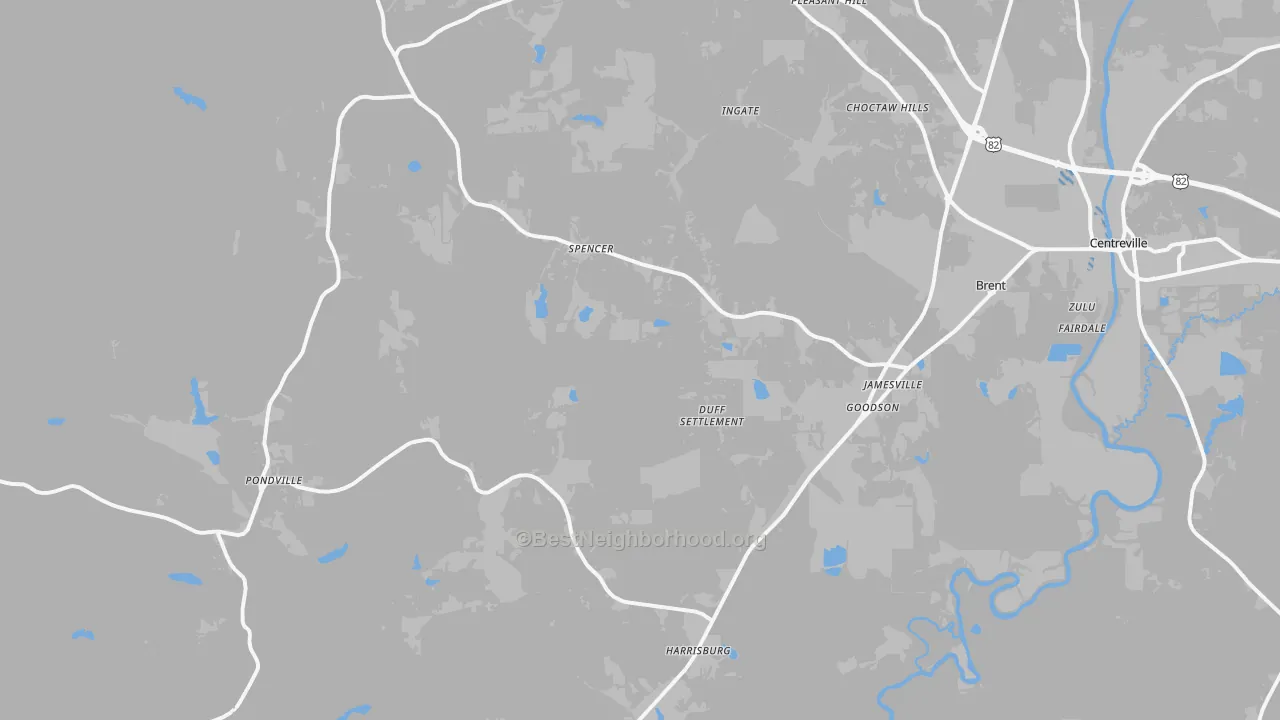 Transit Grade map of 35034, AL