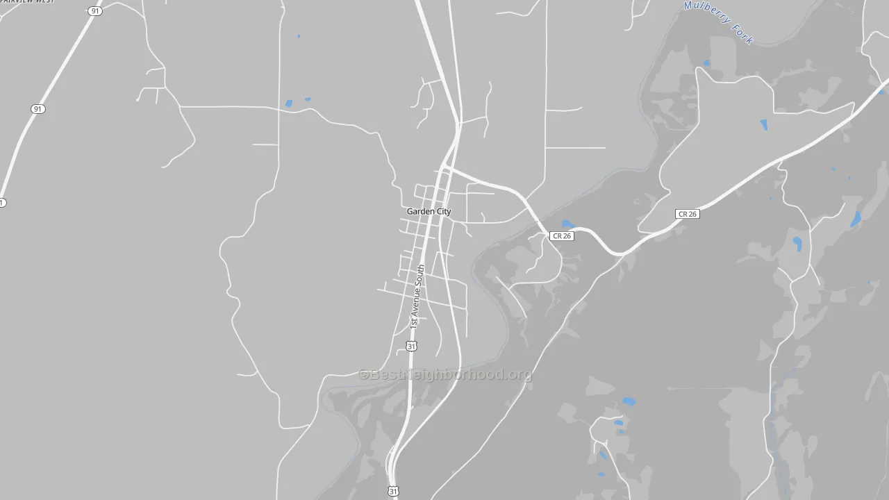 Transit Grade map of 35070, AL