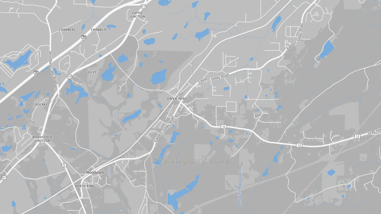 Transit Grade map of 35074, AL