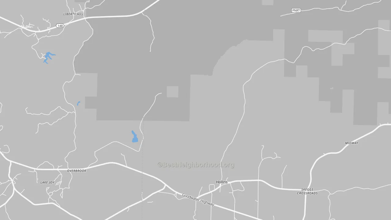 Transit Grade map of 35082, AL