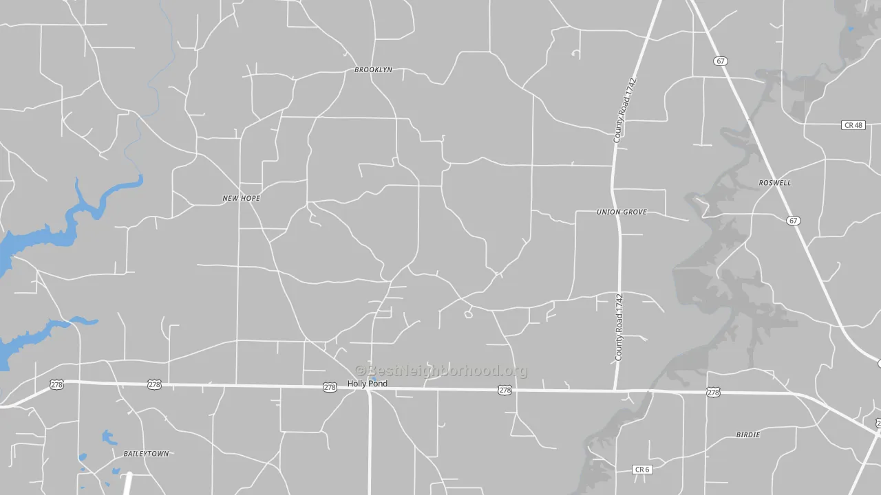 Transit Grade map of 35083, AL
