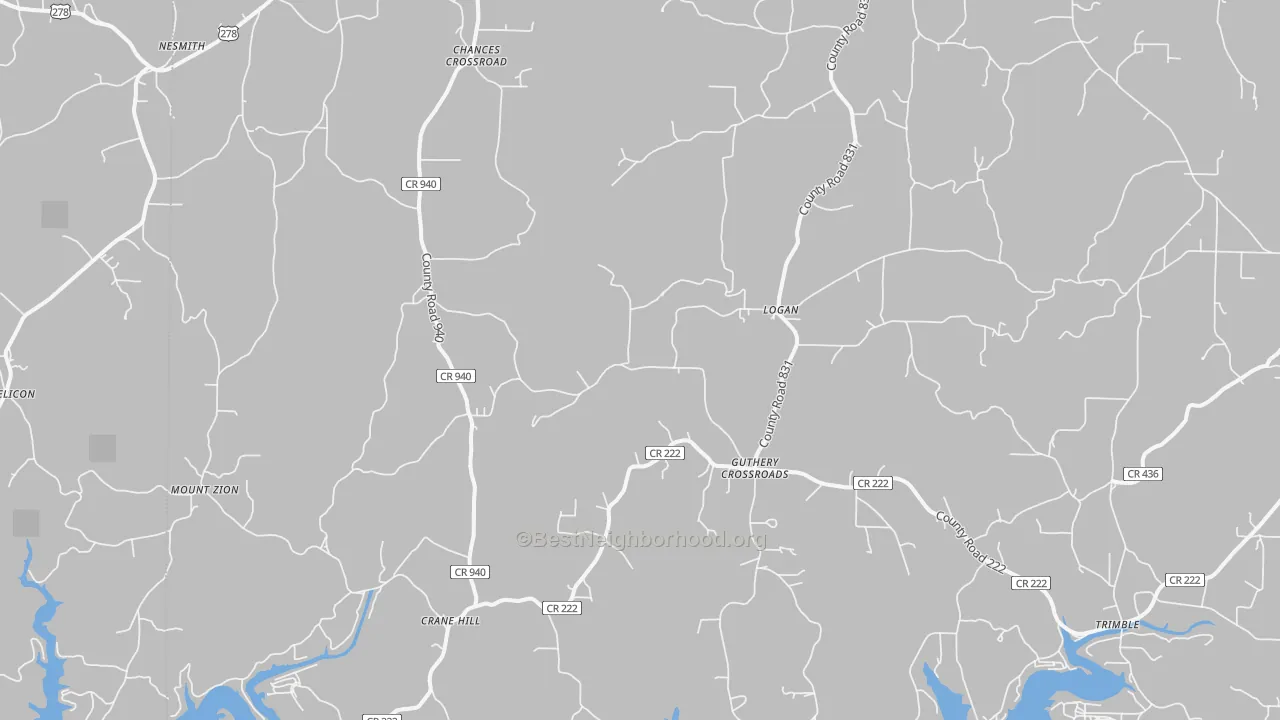 Transit Grade map of 35098, AL
