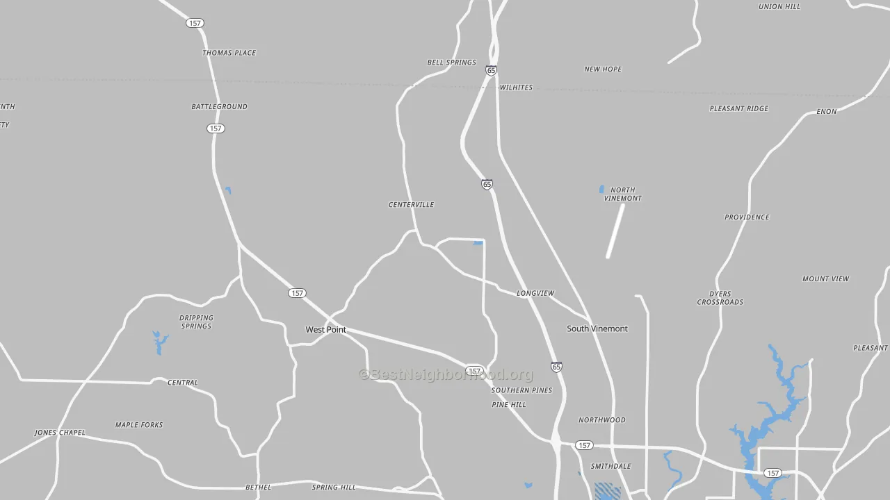 Transit Grade map of 35179, AL