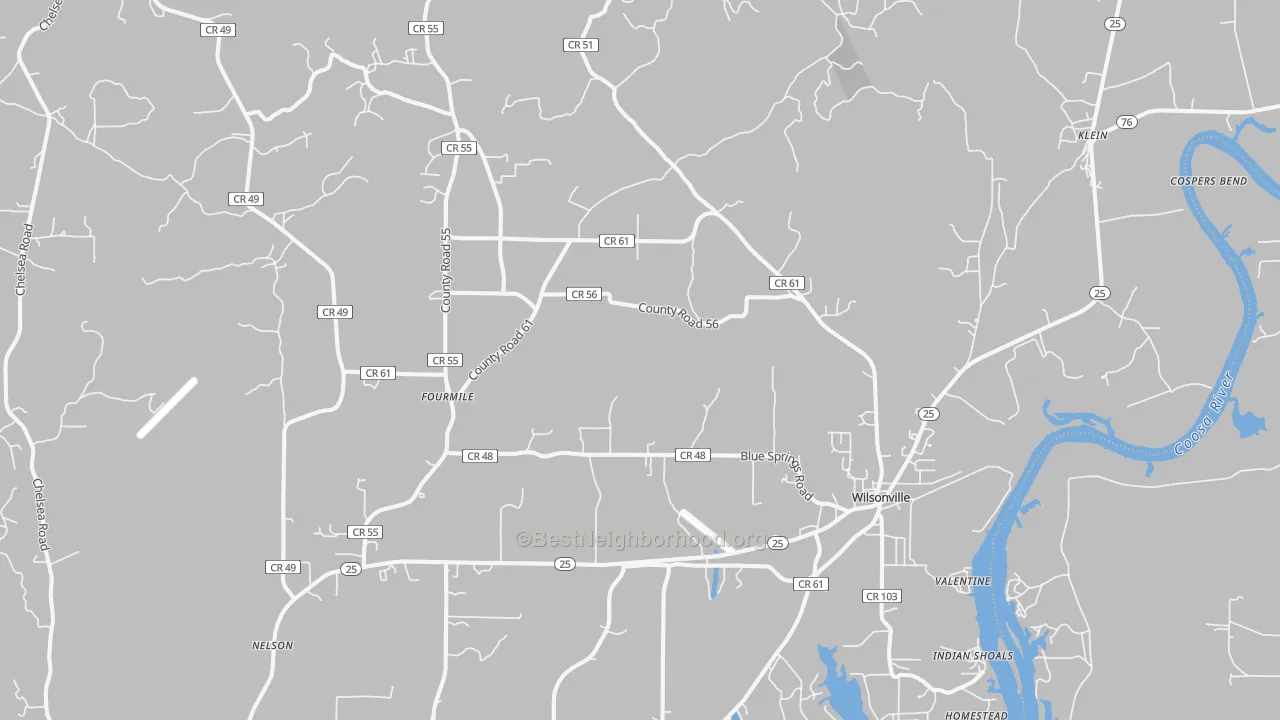 Transit Grade map of 35186, AL