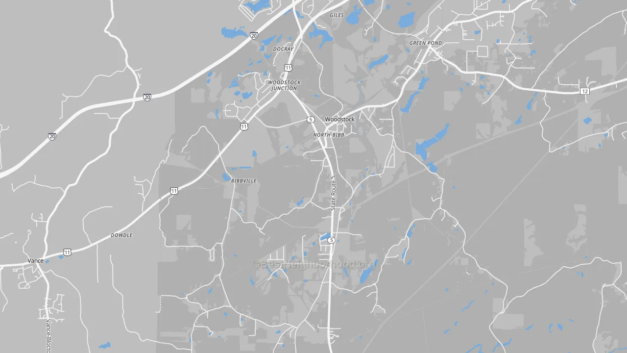 Transit Grade map of 35188, AL