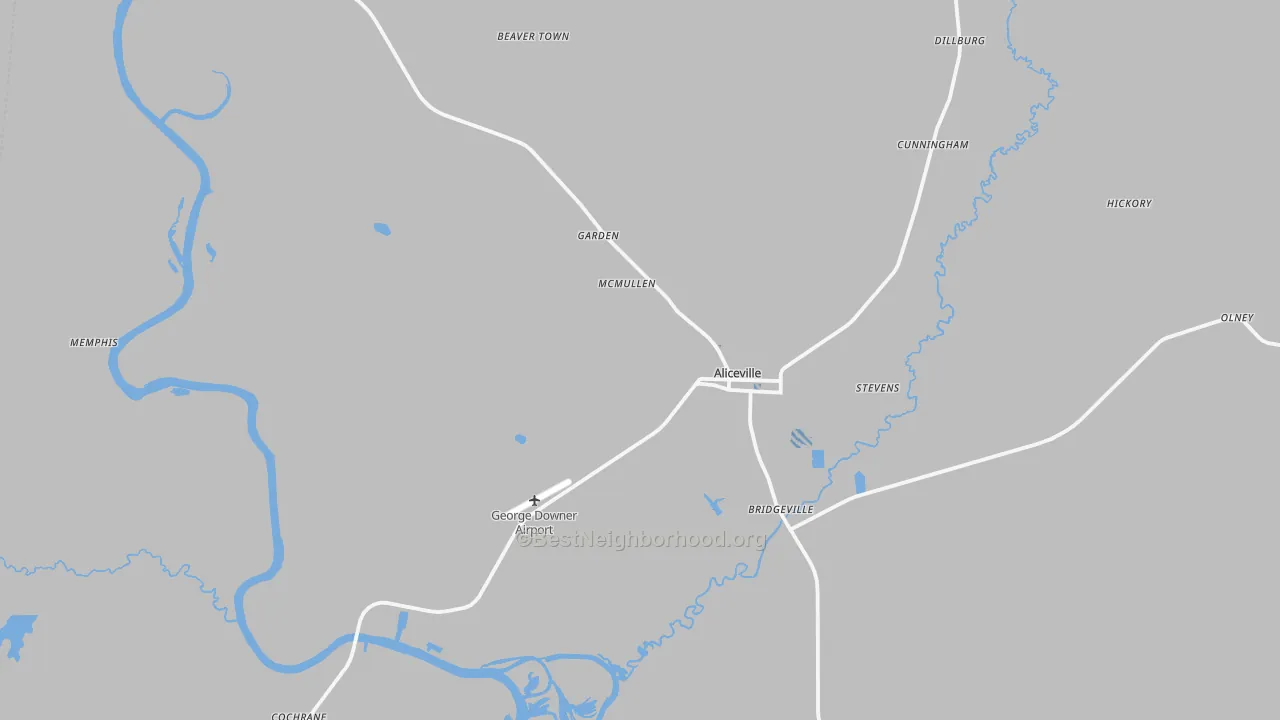 Transit Grade map of 35442, AL