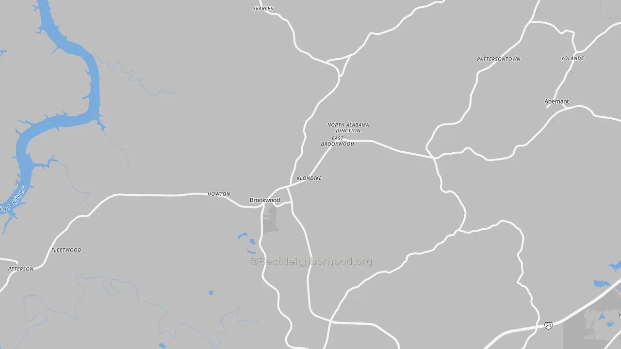 Transit Grade map of 35444, AL