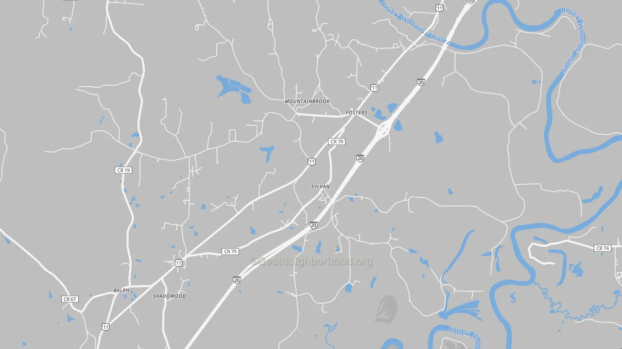 Transit Grade map of 35463, AL
