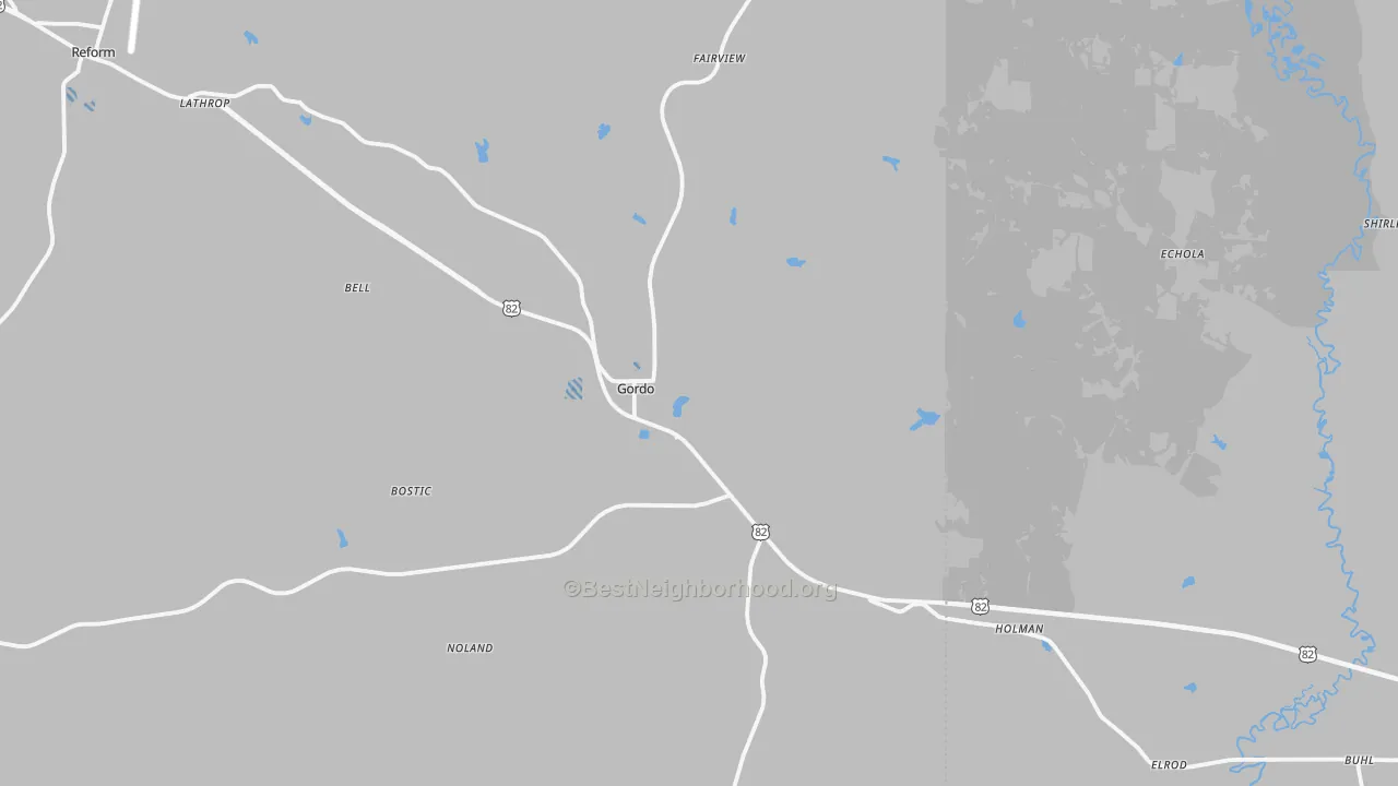 Transit Grade map of 35466, AL