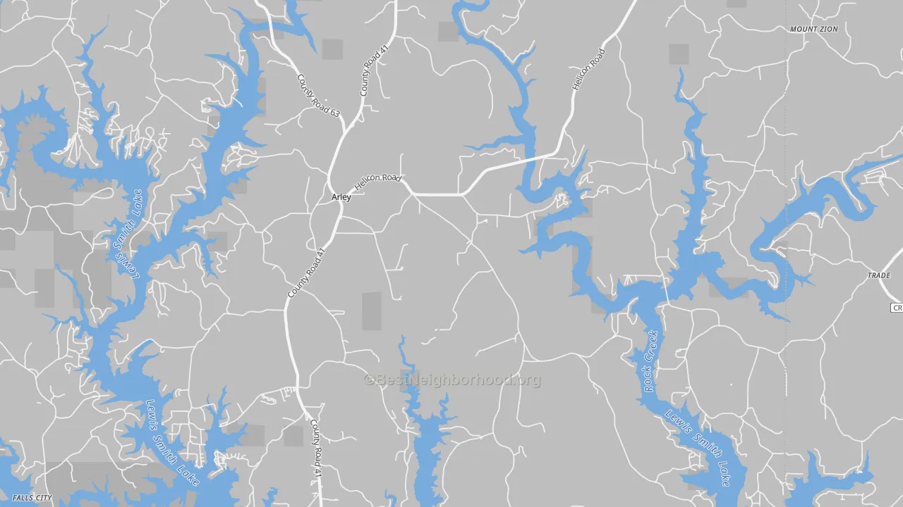 Transit Grade map of 35541, AL