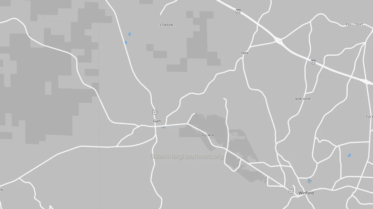 Transit Grade map of 35563, AL