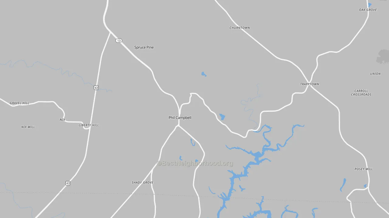 Transit Grade map of 35581, AL