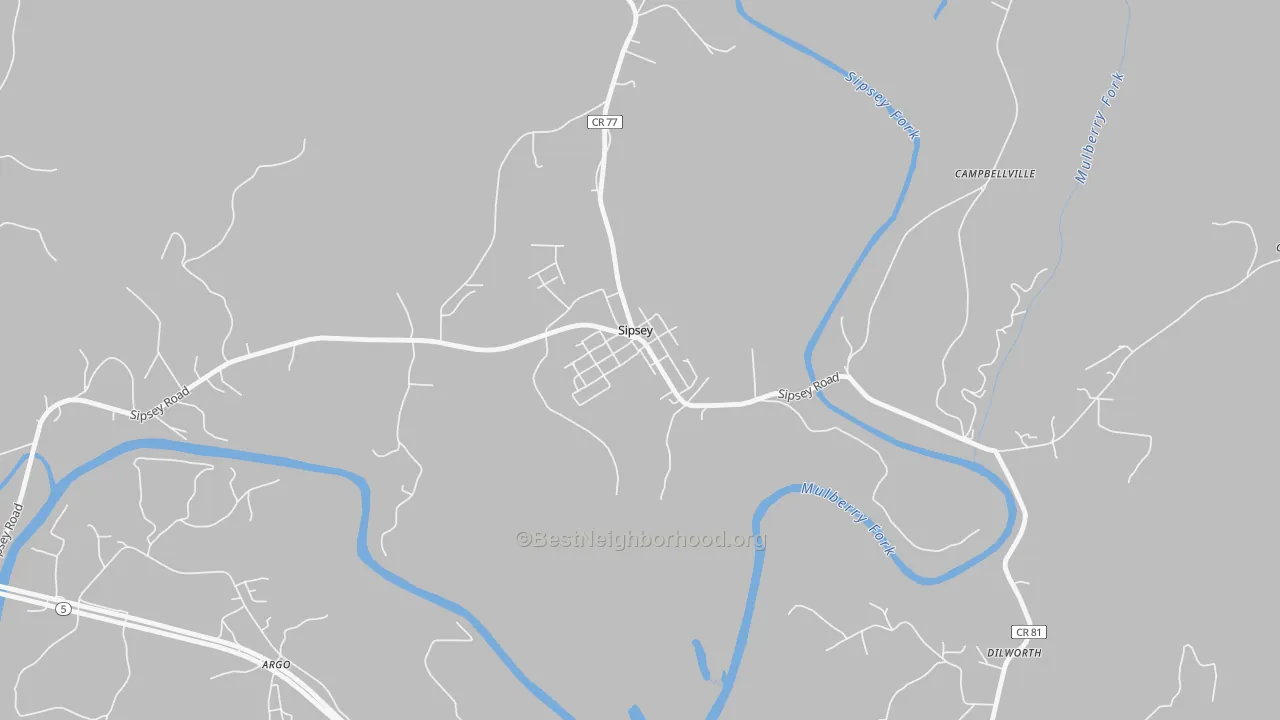 Transit Grade map of 35584, AL