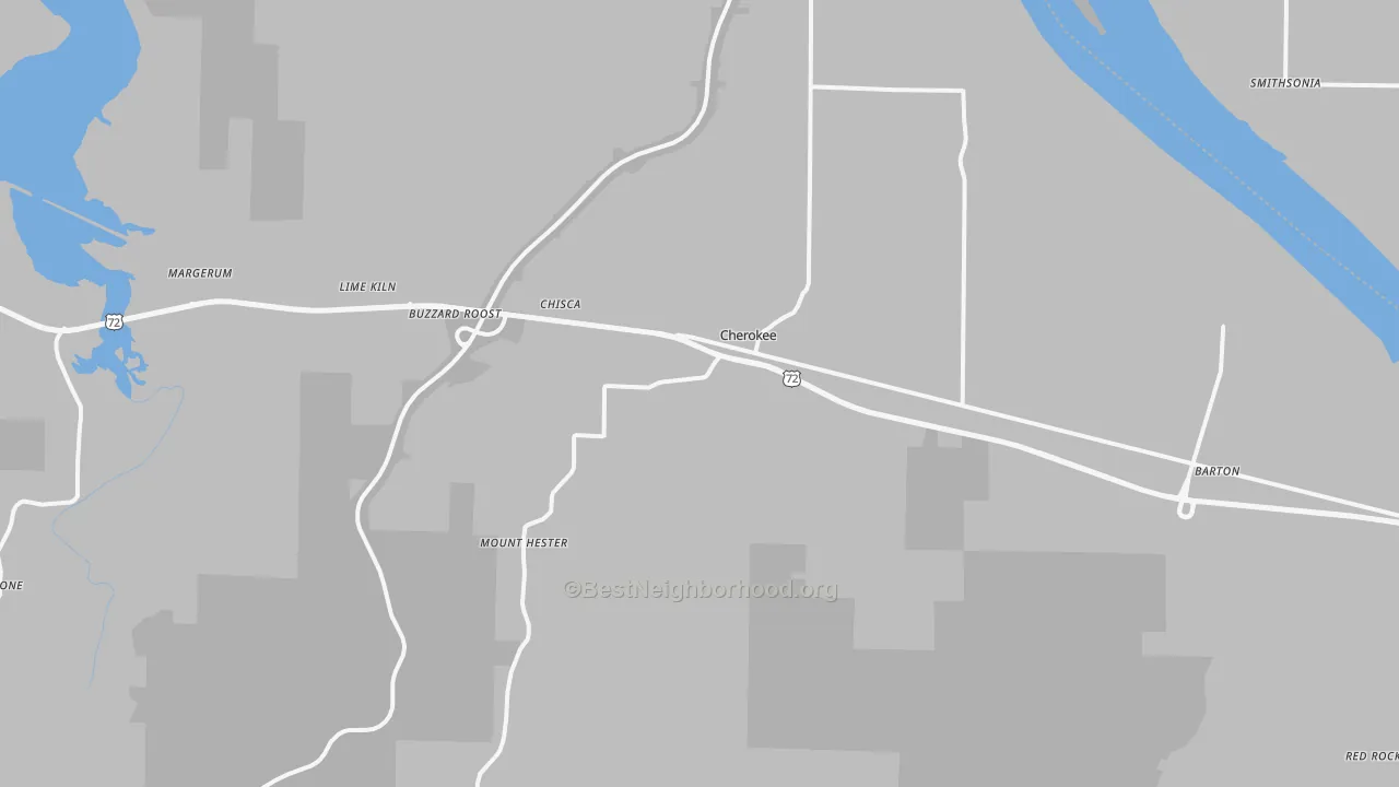 Transit Grade map of 35616, AL