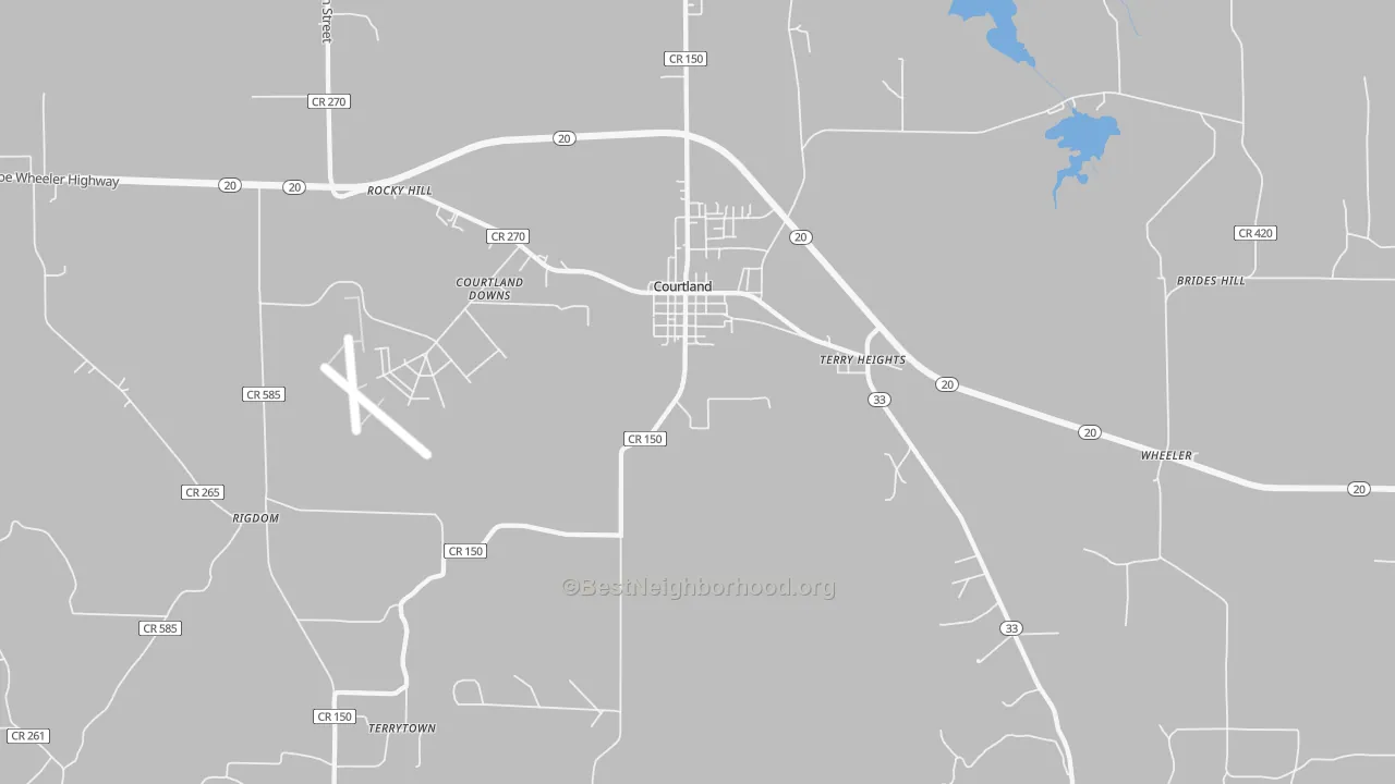 Transit Grade map of 35618, AL