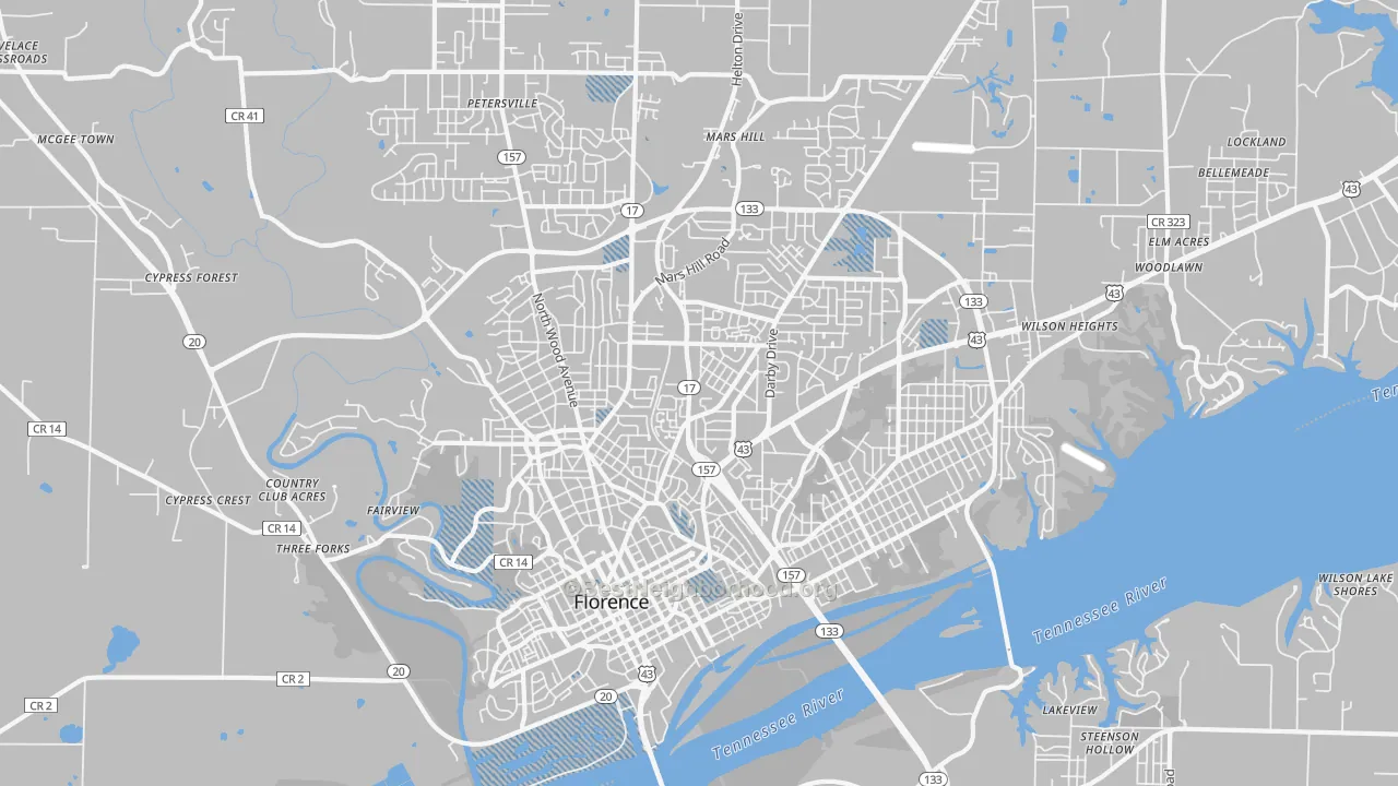 Transit Grade map of 35630, AL