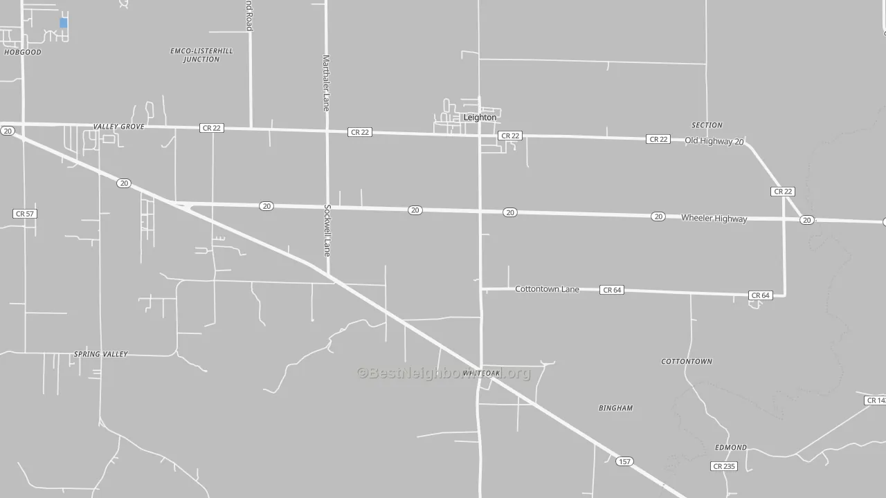 Transit Grade map of 35646, AL