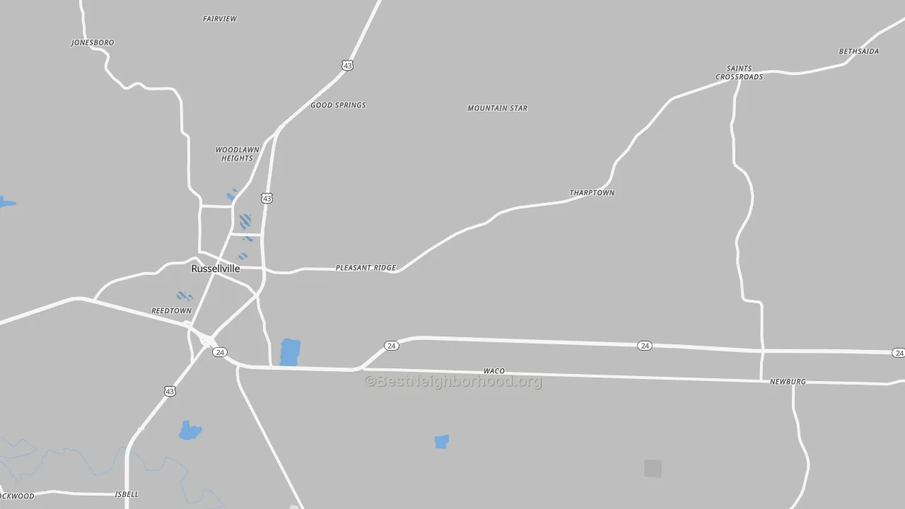 Transit Grade map of 35654, AL