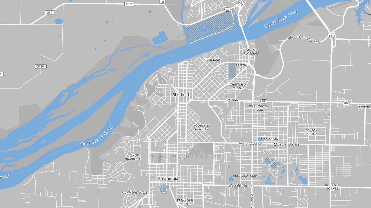 Transit Grade map of 35660, AL